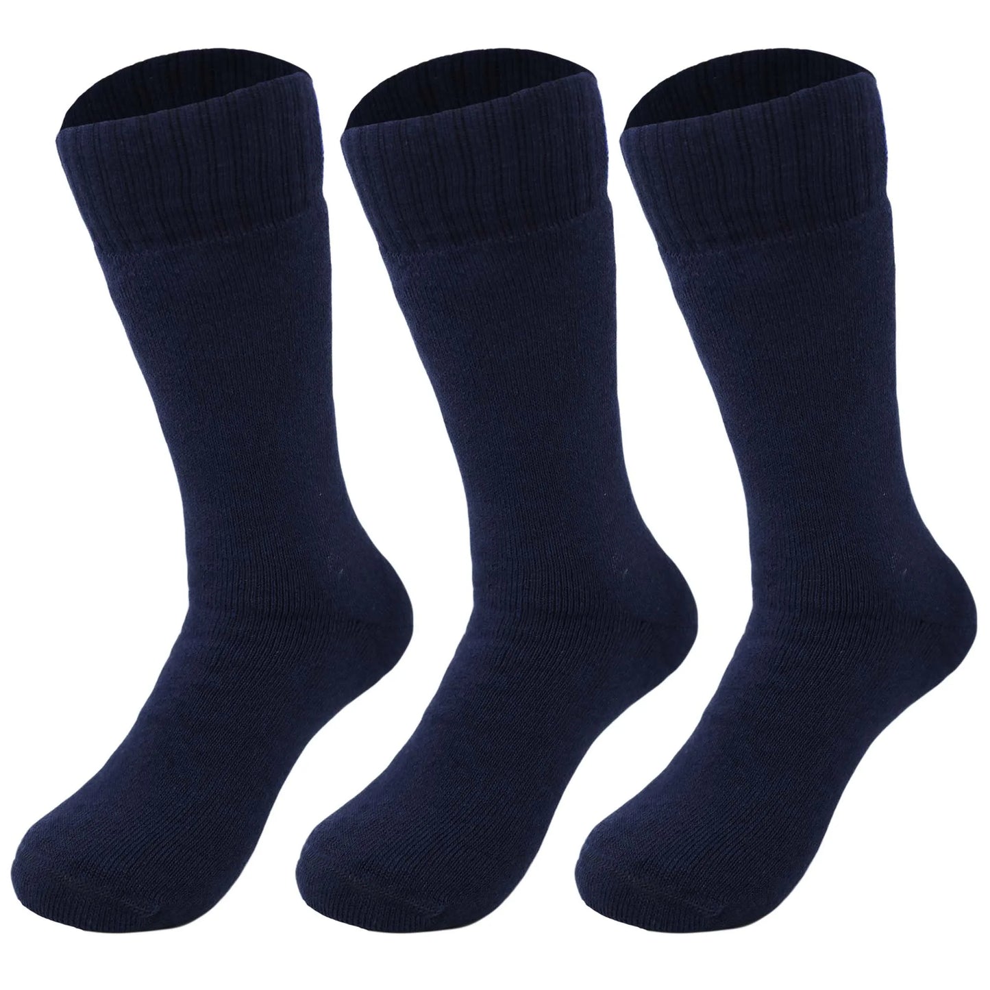 Thermal Insulated Socks for Men Seamless Toe Reinforced Heel Pre-Washed and Odor Free Shoe Size 8-11.5