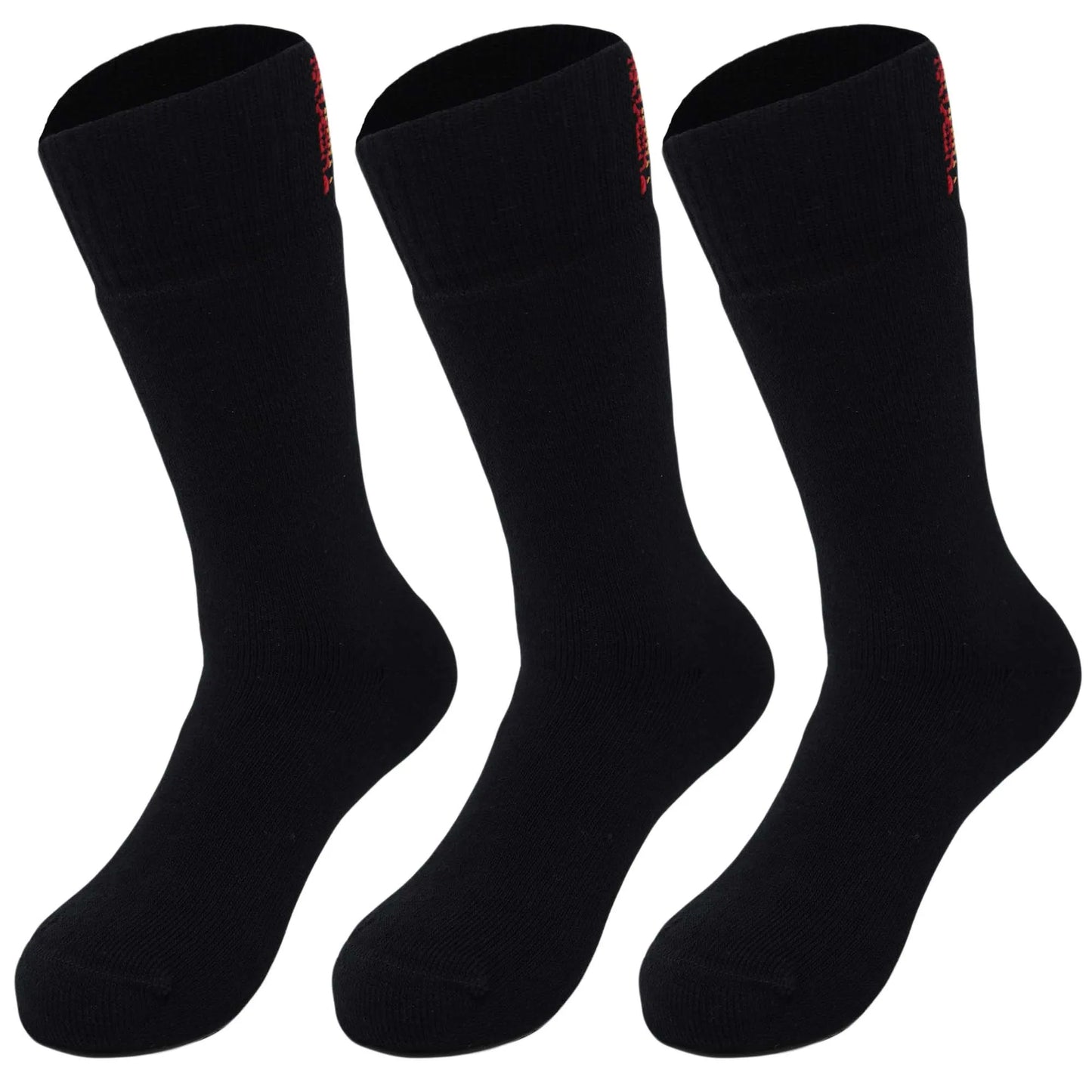 Thermal Insulated Socks for Men Seamless Toe Reinforced Heel Pre-Washed and Odor Free Shoe Size 8-11.5
