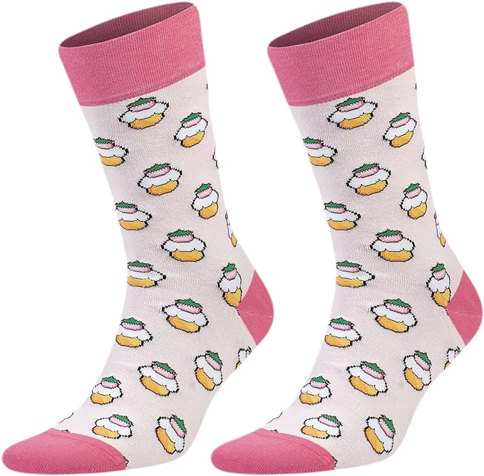 1 Pair Unisex Colorful Casual Cotton Socks for Men and Women Shoe Size 7-13