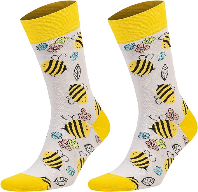 1 Pair Unisex Colorful Casual Cotton Socks for Men and Women Shoe Size 7-13