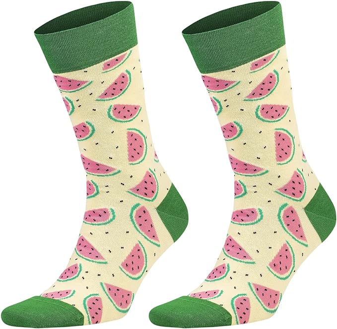1 Pair Unisex Colorful Casual Cotton Socks for Men and Women Shoe Size 7-13