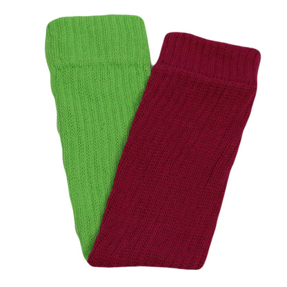 Cotton Leg Warmers for Women Colorful All Cotton Baggy Leg Warmer 3 Pairs