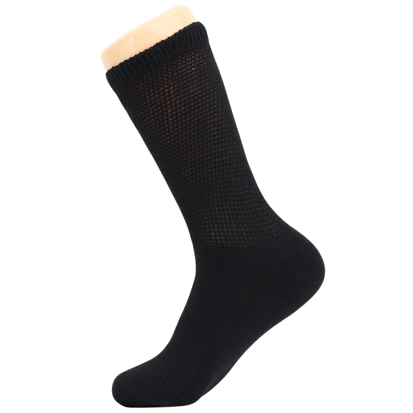 Diabetic Crew Loose Fit Socks with Non Binding Top 12 Pairs