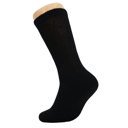 Diabetic Crew Loose Fit Socks with Non Binding Top 12 Pairs
