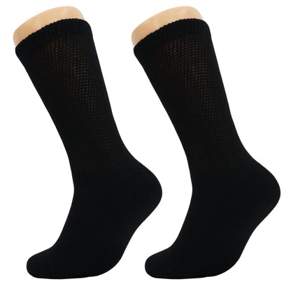 Diabetic Crew Loose Fit Socks with Non Binding Top 12 Pairs