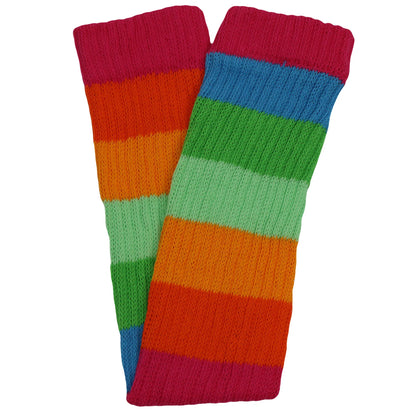 Cotton Leg Warmers for Women Colorful All Cotton Baggy Leg Warmer 3 Pairs