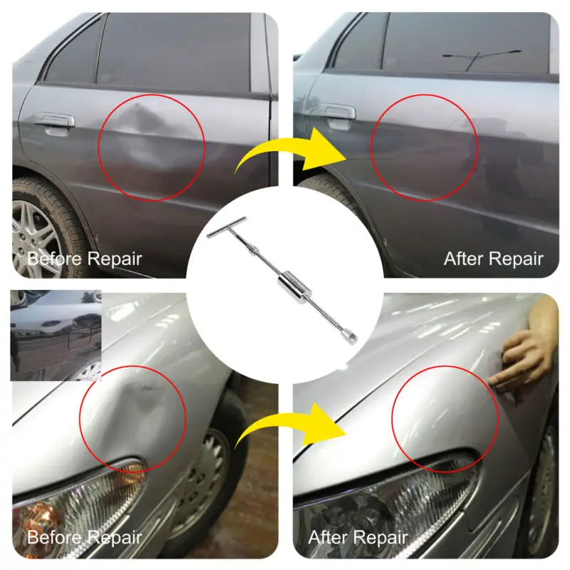 Paintless Dent Repair Kit - Car Dent Removal Tools, Slide Hammer, Glue Gun