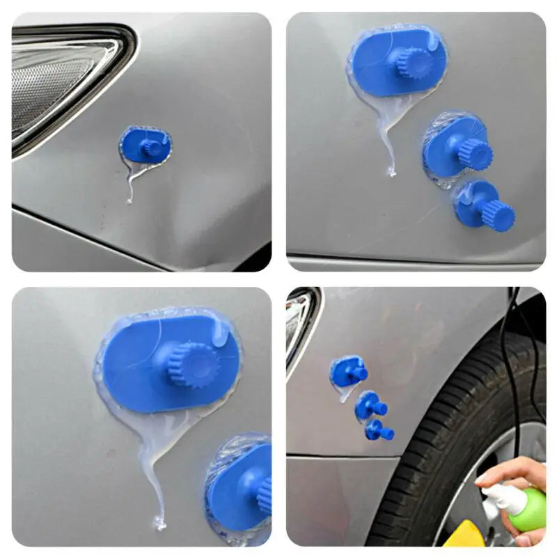 Dent Repair Kit - Spring Steel Rods, Dent Puller, Glue Sticks, Tools for Car