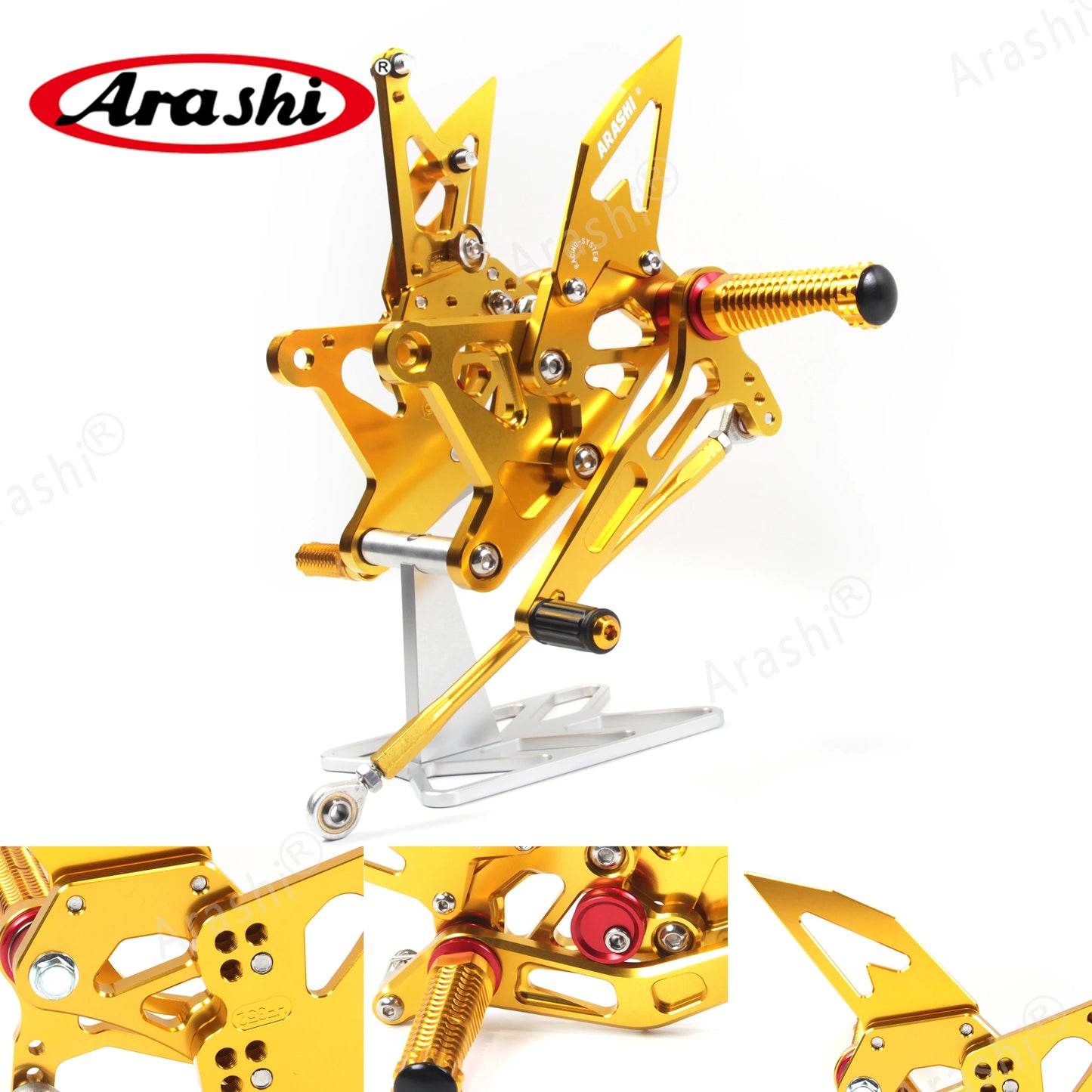 Adjustable Rear Footrests for Kawasaki Ninja ZX6R ZX636 2005-2006