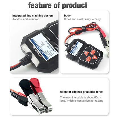 12V Car Battery Tester Analyzer - KW208 CCA, Load Test, Health Diagnostic Tool