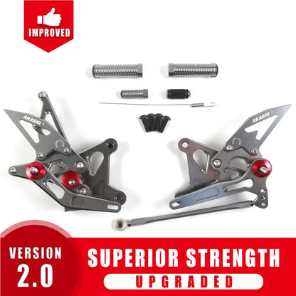 Adjustable Rear Footrests for Kawasaki Ninja ZX6R ZX636 2005-2006