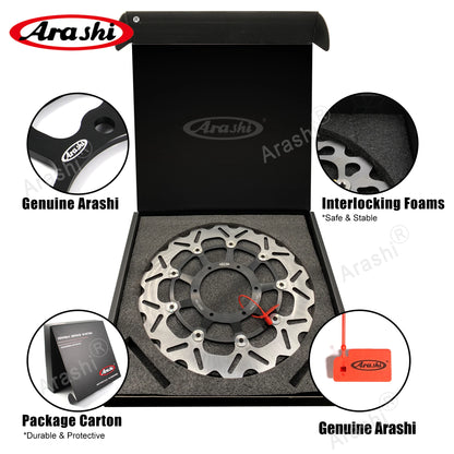 Floating Front & Rear Brake Disc Rotors with Pads for Suzuki GSX R 600 2006-2007