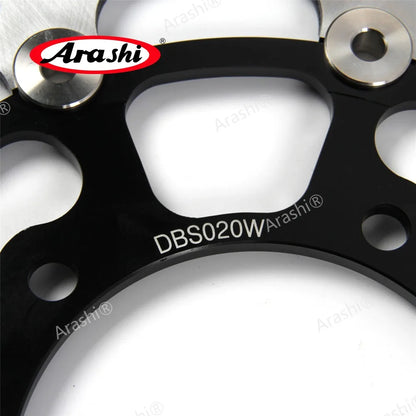 Floating Front & Rear Brake Disc Rotors with Pads for Suzuki GSX R 600 2006-2007