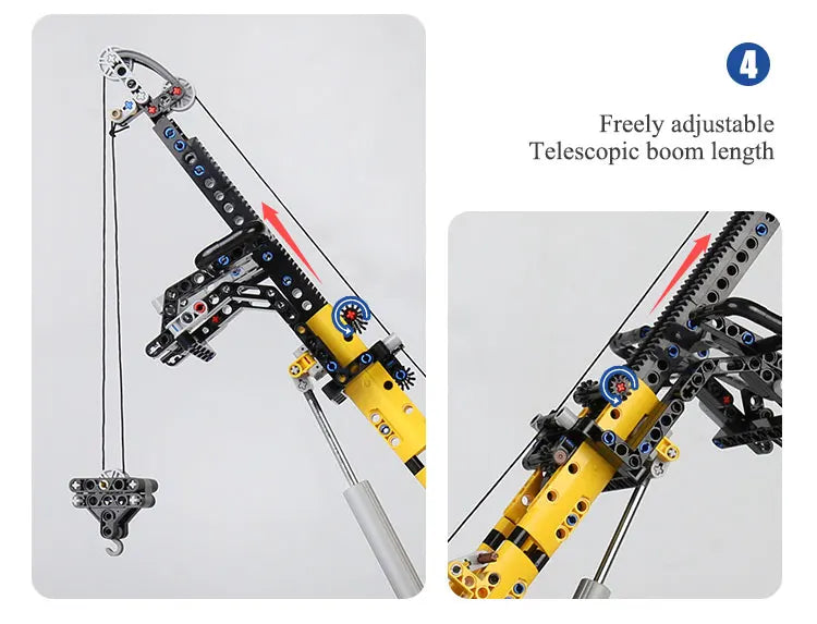 Tow Truck Building Set - 17011 MOC Road Trailer Kit for Teens & Adults