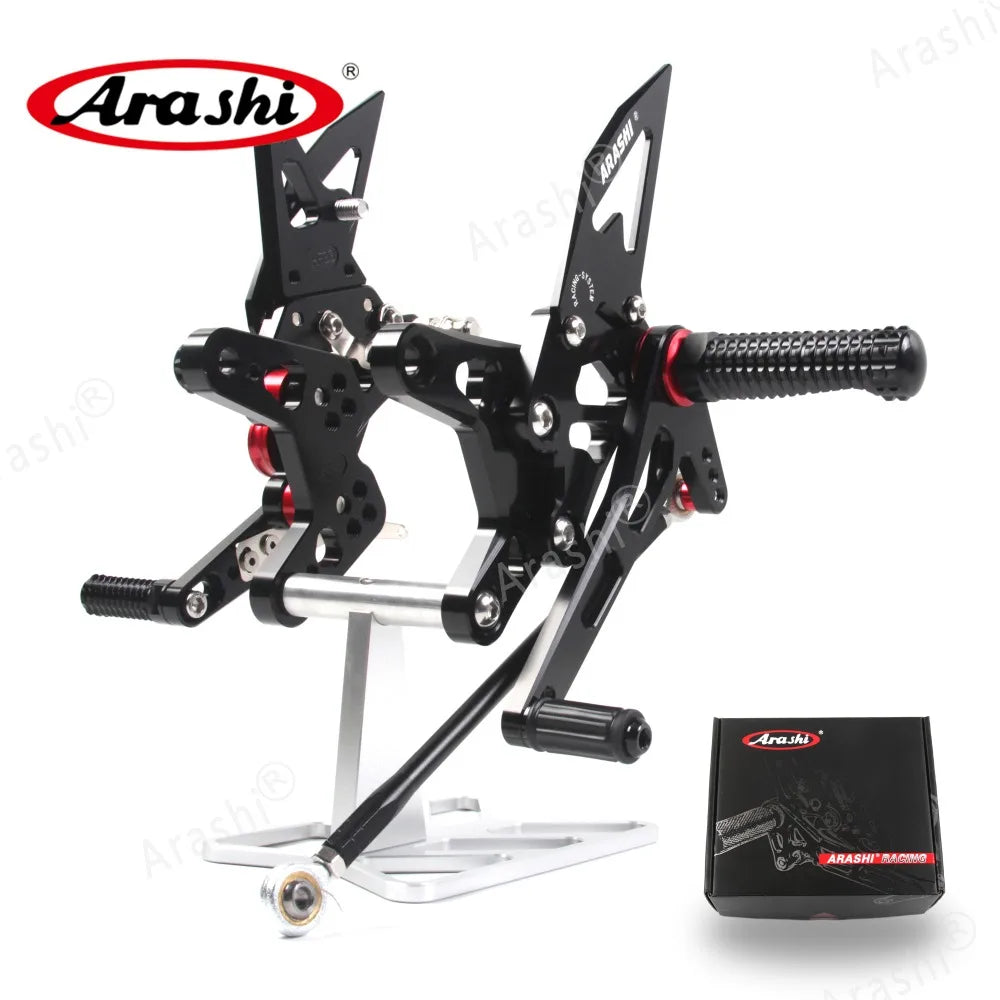 Adjustable Foot Pegs - Compatible with Kawasaki Ninja ZX6R 2005-2024