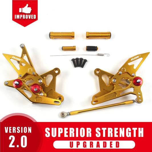 Adjustable Rear Footrests for Kawasaki Ninja ZX6R ZX636 2005-2006