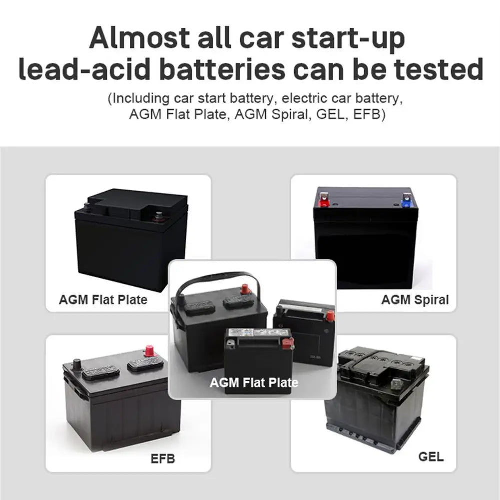 12V Car Battery Tester Analyzer - KW208 CCA, Load Test, Health Diagnostic Tool