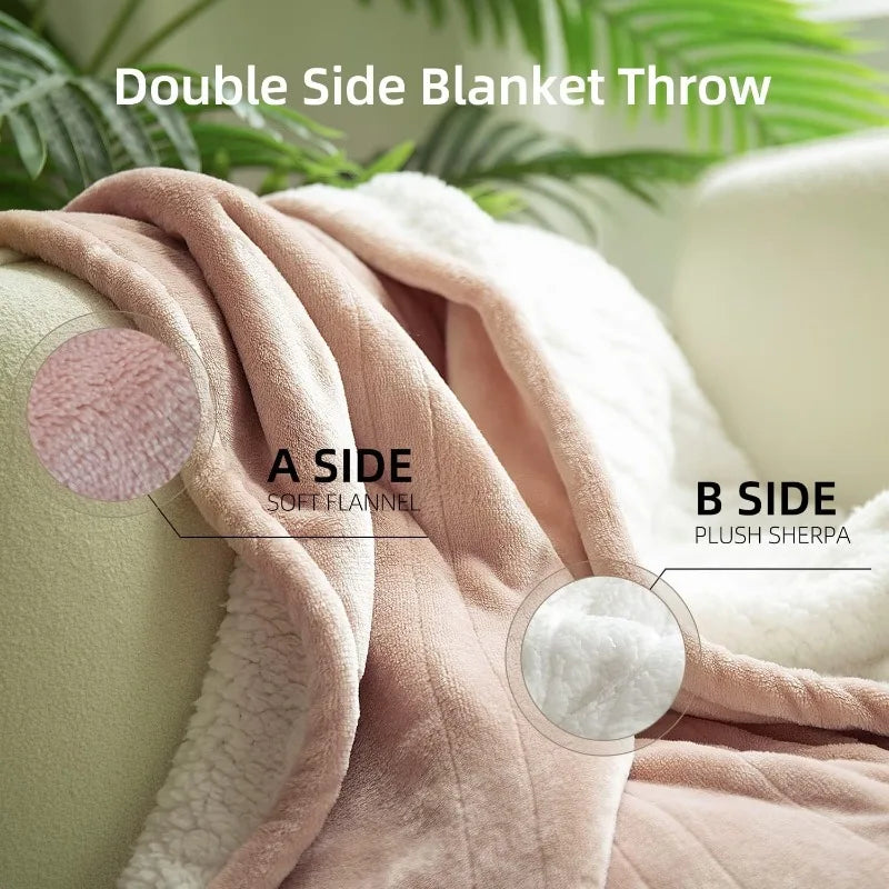 Electric Heated Blanket 50''x60'' Soft Plush, 4 Heat Levels, 3-Hour Auto Off
