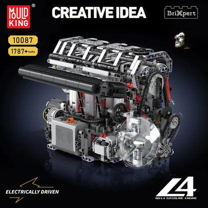 Engine Building Set - STEM Remote Control Toy for Kids & Adults