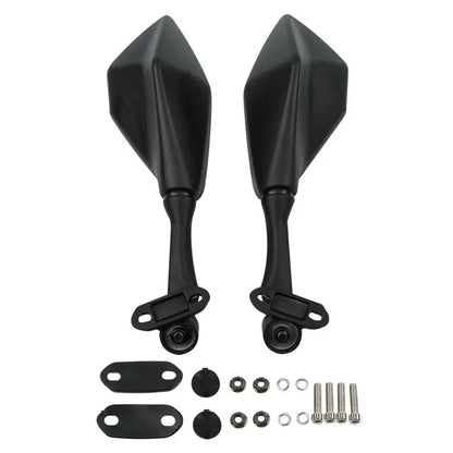 Black Mirrors for Kawasaki ZX6R 636 2013-2023, Ninja 300R EX300 2013-2017