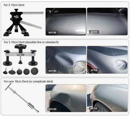Super Tool Car Dent Removal Kit Paintless Dent Repair Kits Dent Puller Suckers Suction Cup for Cars Body Denting Auto tools