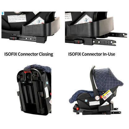 Fashion 3-in-1 Baby Stroller Travel System - Portable Pushchair & Carrier