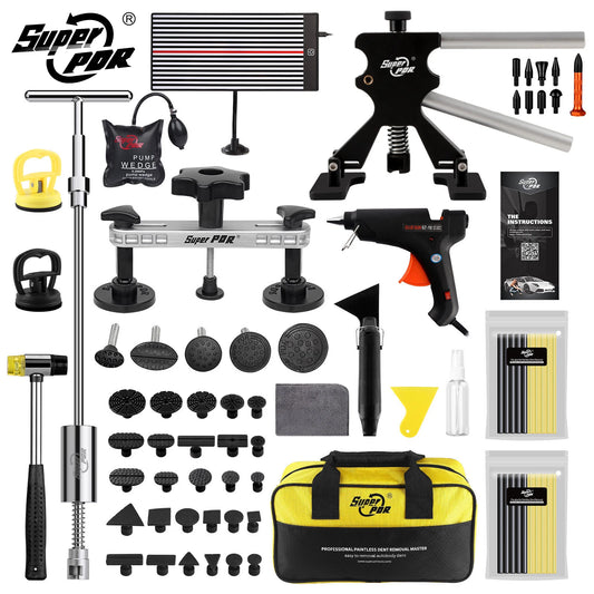 Super Tool Car Dent Removal Kit Paintless Dent Repair Kits Dent Puller Suckers Suction Cup for Cars Body Denting Auto tools