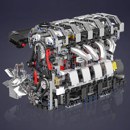Engine Building Set - STEM Remote Control Toy for Kids & Adults