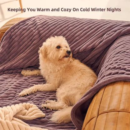 Electric Heated Blanket 50''x60'' Soft Plush, 4 Heat Levels, 3-Hour Auto Off