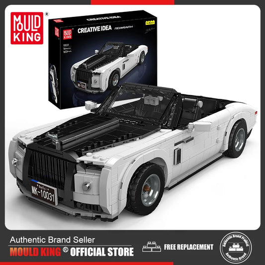 Vintage Wraith Car Building Set - 1603PCS MOC Sport Car for Teens & Adults