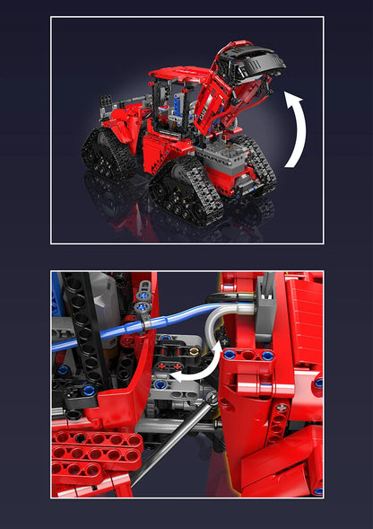 Crawler Tractor Building Set - STEM Remote Control Toy for Kids & Adults