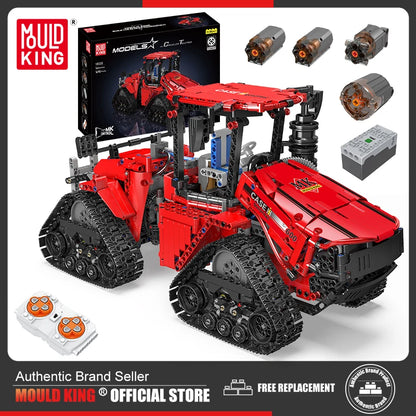 Crawler Tractor Building Set - STEM Remote Control Toy for Kids & Adults