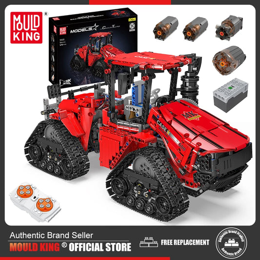 Crawler Tractor Building Set - STEM Remote Control Toy for Kids & Adults