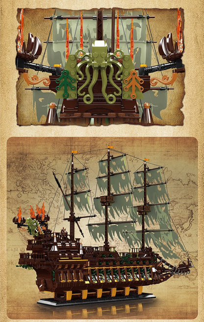 Pirate Ship Building Set - 4364PCS MOC Flying Ship Model for Kids & Adults