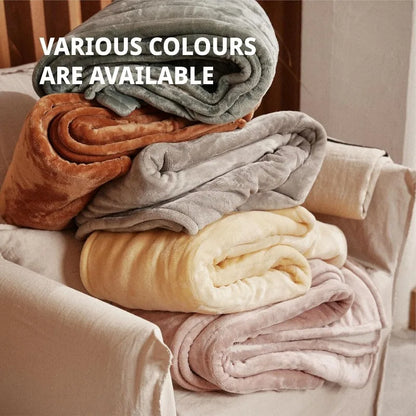 Electric Heated Blanket 50''x60'' Soft Plush, 4 Heat Levels, 3-Hour Auto Off