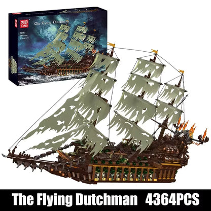 Pirate Ship Building Set - 4364PCS MOC Flying Ship Model for Kids & Adults