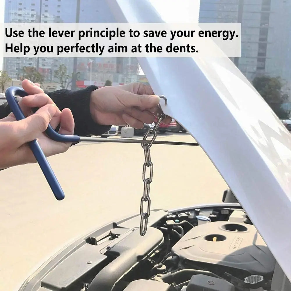 Dent Repair Kit - Spring Steel Rods, Dent Puller, Glue Sticks, Tools for Car