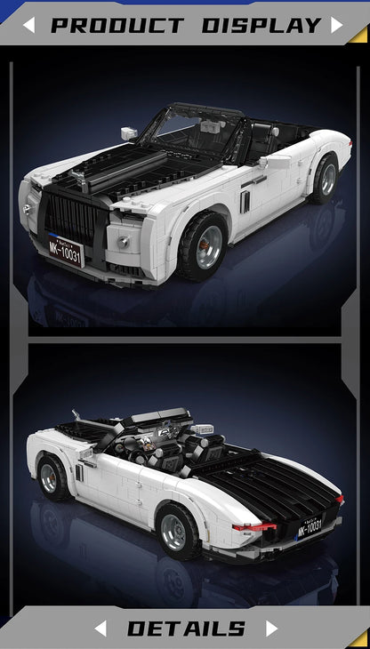 Vintage Wraith Car Building Set - 1603PCS MOC Sport Car for Teens & Adults