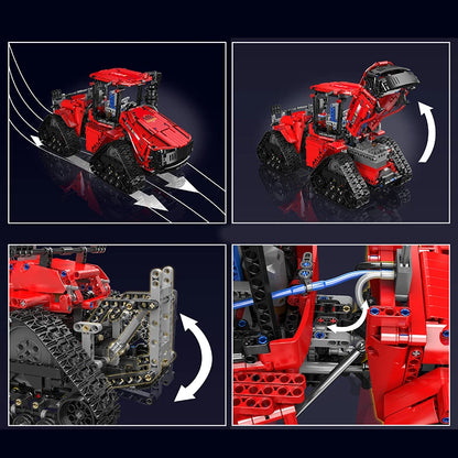 Crawler Tractor Building Set - STEM Remote Control Toy for Kids & Adults