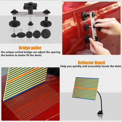 Paintless Dent Repair Kit - Car Dent Removal Tools, Slide Hammer, Glue Gun