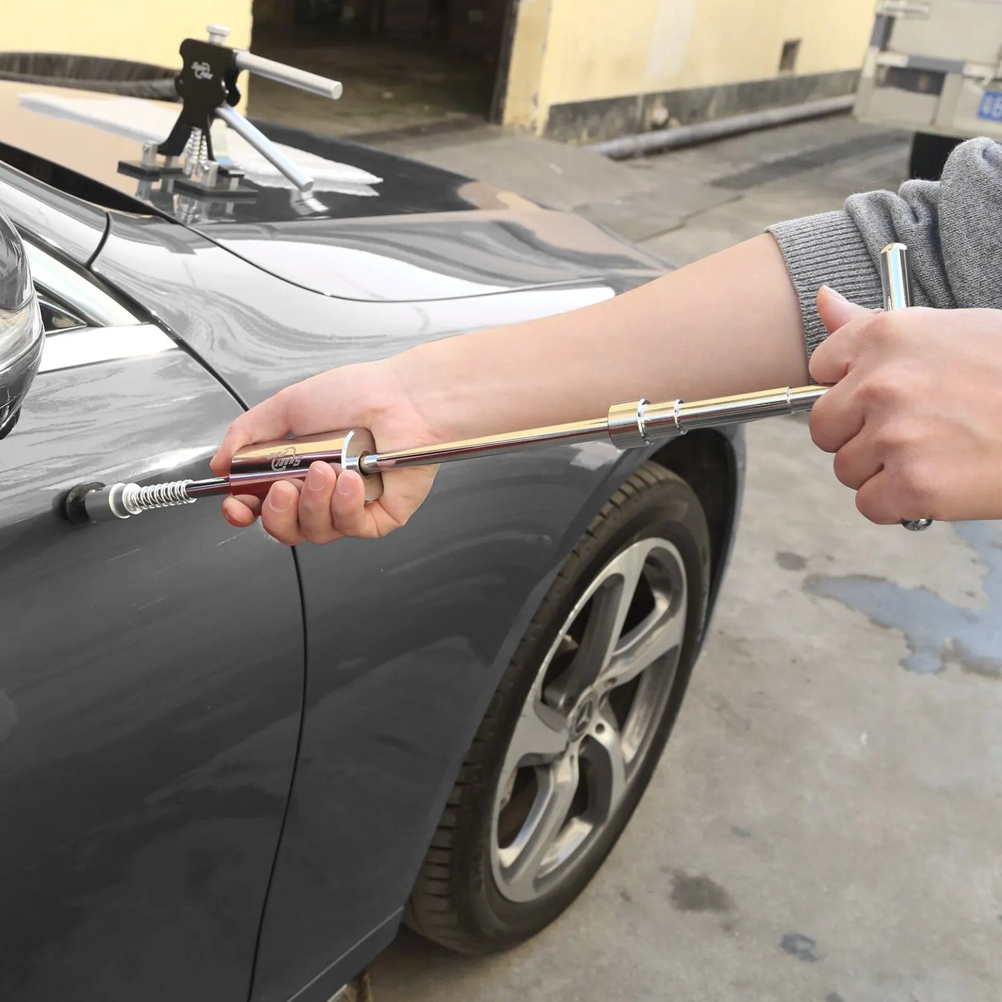 Paintless Dent Repair Kit - Car Dent Removal Tools, Slide Hammer, Glue Gun