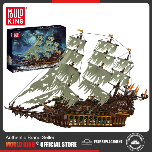 Pirate Ship Building Set - 4364PCS MOC Flying Ship Model for Kids & Adults