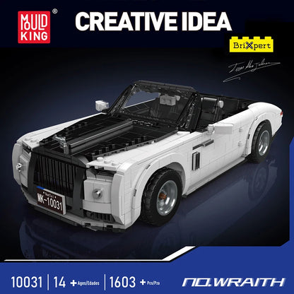 Vintage Wraith Car Building Set - 1603PCS MOC Sport Car for Teens & Adults