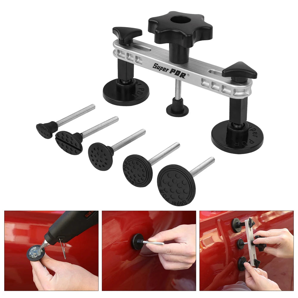 Paintless Dent Repair Kit - Car Dent Removal Tools, Slide Hammer, Glue Gun