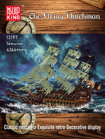 Pirate Ship Building Set - 4364PCS MOC Flying Ship Model for Kids & Adults