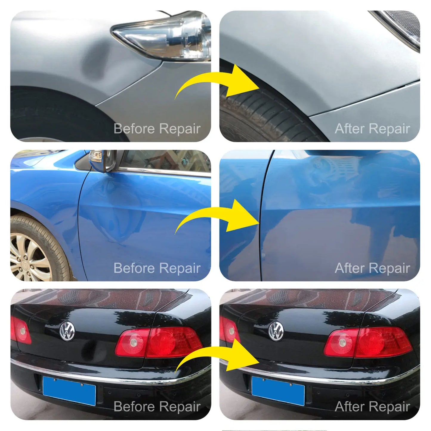 Super Tool Car Dent Removal Kit Paintless Dent Repair Kits Dent Puller Suckers Suction Cup for Cars Body Denting Auto tools
