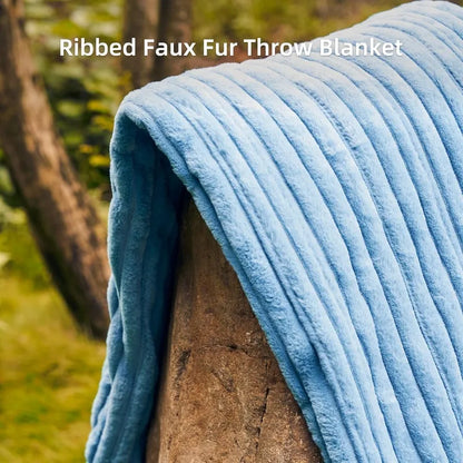 Electric Heated Blanket 50''x60'' Soft Plush, 4 Heat Levels, 3-Hour Auto Off