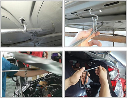 Dent Repair Kit - Spring Steel Rods, Dent Puller, Glue Sticks, Tools for Car