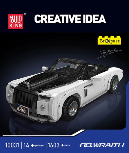 Vintage Wraith Car Building Set - 1603PCS MOC Sport Car for Teens & Adults