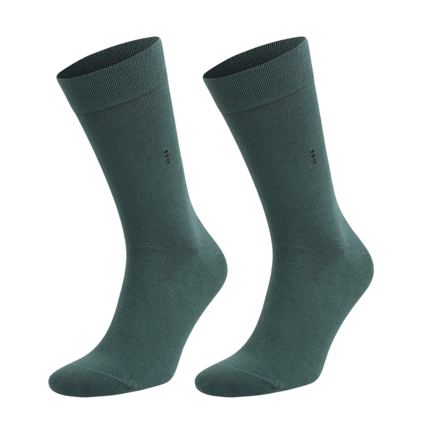 Men's Bamboo Dress Socks with Reinforced Seamless Toe, Crew Length, Size 8-11.5